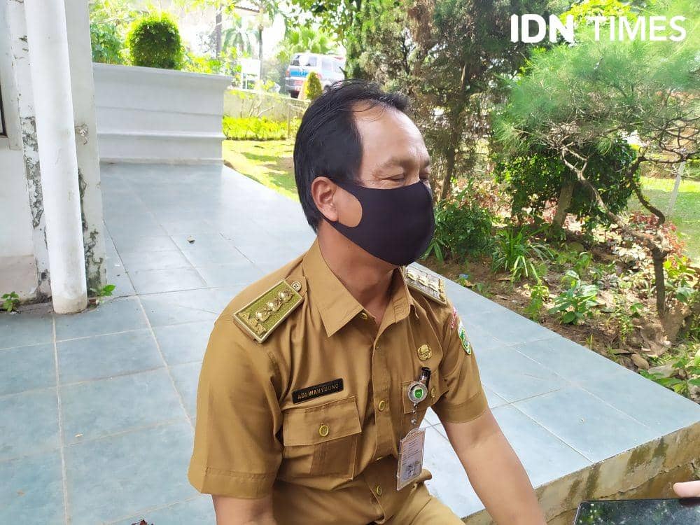 Ketua Pelaksanana Koordinator Latihan Paskibraka di Griya Agung Palembang, Adi Wahyuono (IDN Times/Feny Maulia Agustin)