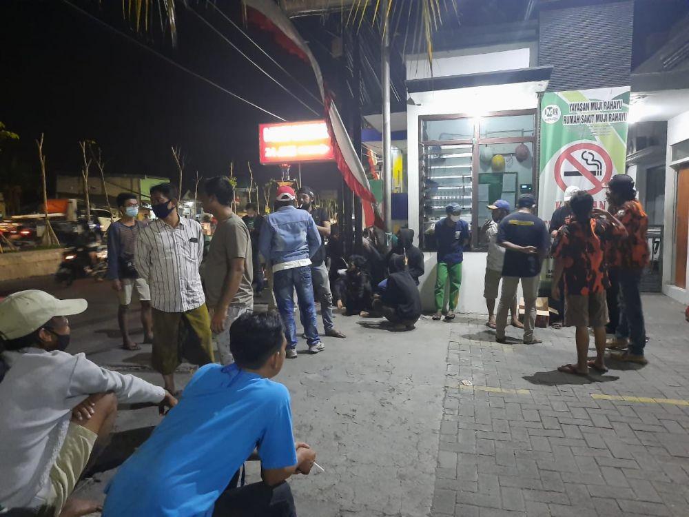 Suasana RS Muji Rahayu, Surabaya, Senin malam (10/8/2020). IDN Times/Dok. Istimewa
