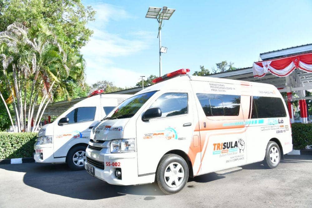 Ilustrasi mobil PCR (Humas Pemprov Sulsel