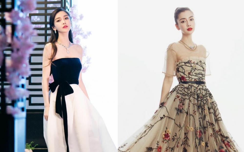 10 Pesona Memikat Angelababy Kenakan Dress, Bak Princess!