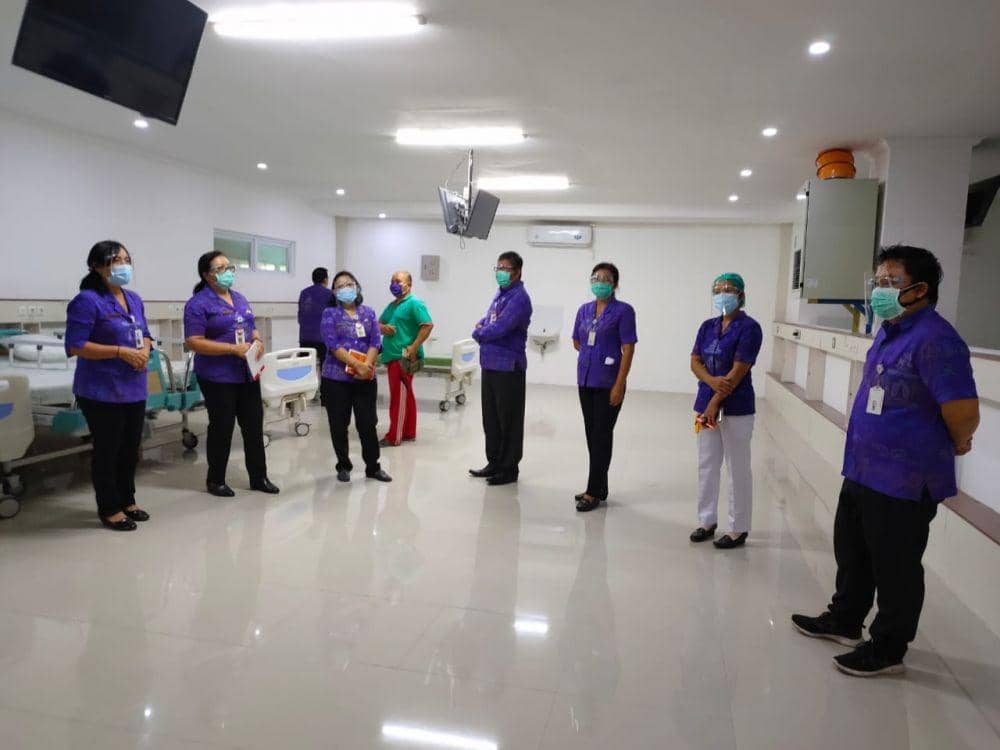 Ruang isolasi di RSUD Klungkung yang direnovasi karena bocor. (Dok.IDN Times/Istimewa)
