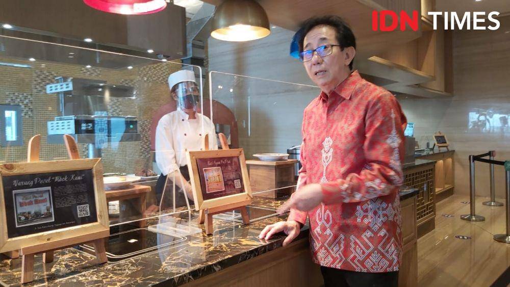 Bos Sidomuncul Irwan Hidayat saat menunjukan fasilitas di Hotel Tentrem Semarang. Fariz Fardianto/IDN Times