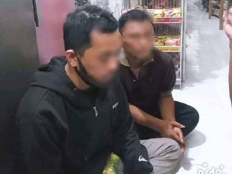 Kedua pelak jambret diamankan warga. IDN Times/Istimewa