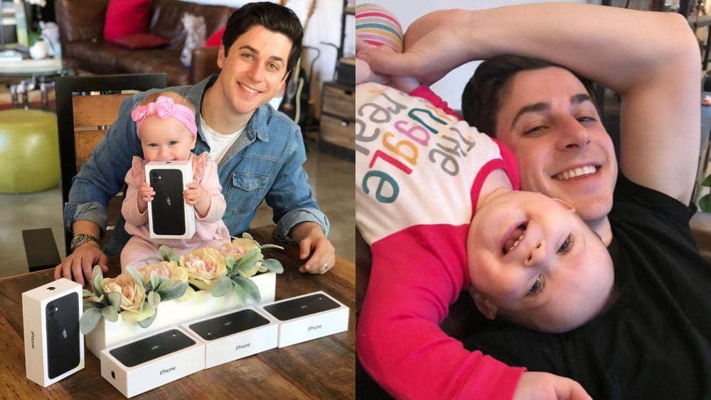 Hot Daddy, 10 Momen Manis David Henrie Bareng Putri Tersayang