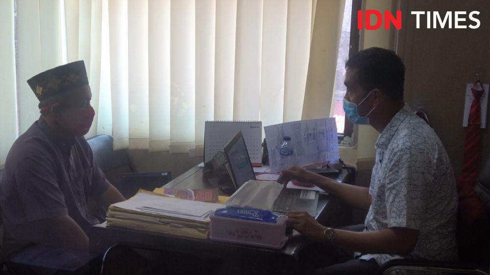Guru mengaji cabul diperiksa penyidik Satreskrim Poltestabes Makassar. IDN Times/Sahrul Ramadan