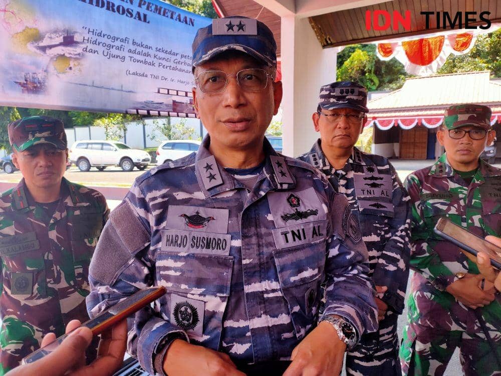 Kepala Pushidrosal Laksamana Muda TNI Dr. Ir. Harjo Susmoro S.Sos, S.H., M.H (IDN Times / Hilmansyah)