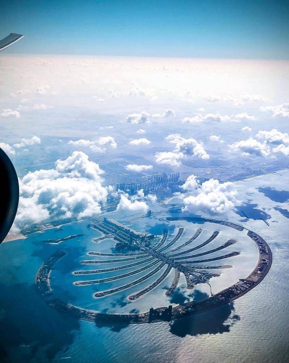 Ilustrasi Palm Island Resort di Uni Emirat Arab (Instagram.com/emirates)