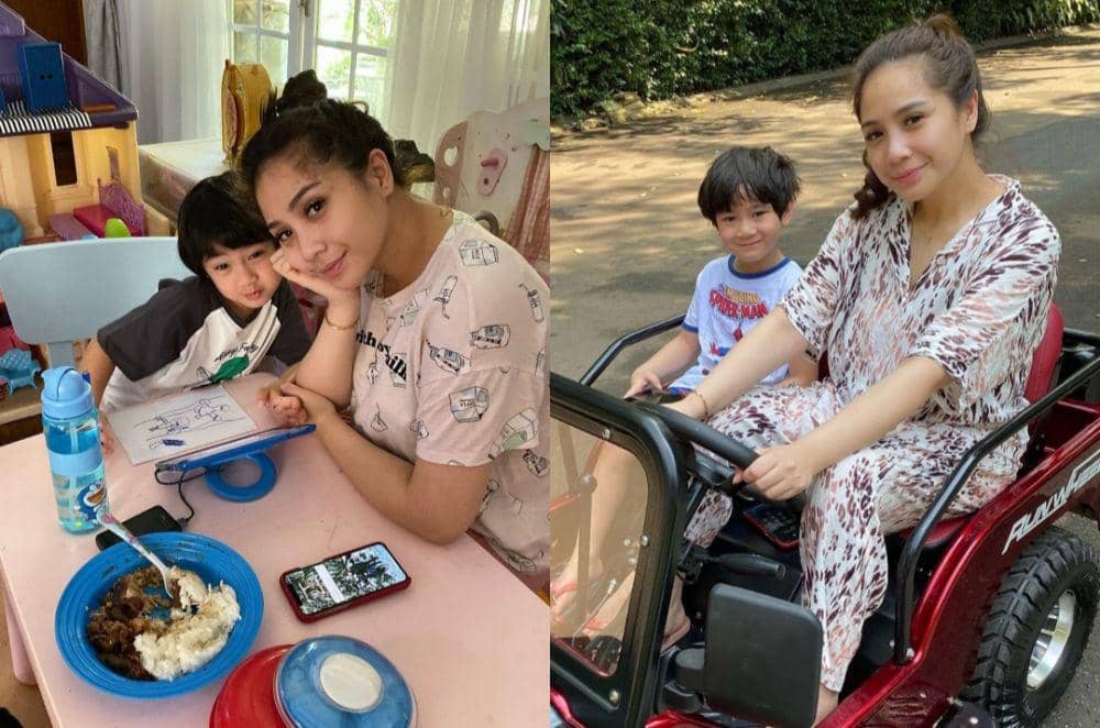 Anak Kesayangan, Ini 10 Potret Kekompakan Nagita Slavina dan Rafathar