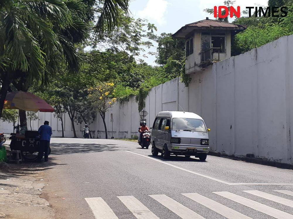 Kondisi sekitar penjara Kalisosok, Surabaya. IDN Times/Ardiansyah Fajar