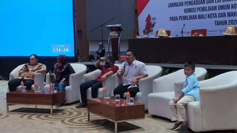 Komisioner KPU Makassar Abdul Rahman saat peluncuran program Japri Ka di Hotel Four Points Makassar, Minggu (16/8/2020). IDN Times/Asrhawi Muin