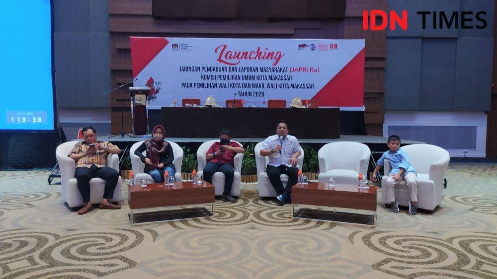 KPU Makassar luncurkan program Japri Ka di Hotel Four Points Makassar, Minggu (17/8/2020). IDN Times/Asrhawi Muin
