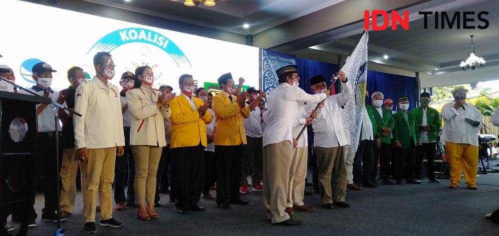 Enam Partai Deklarasi Usung Pasangan Noto Maju Pilkada Bantul 2020