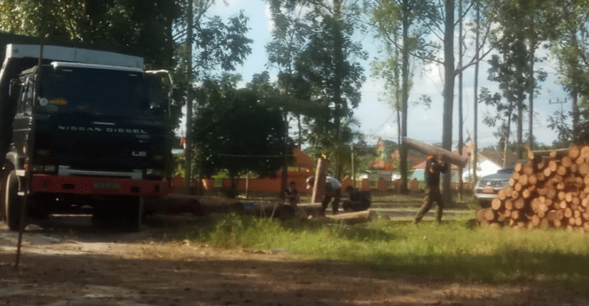 Penyelundupan kayu di Kotawaringin Barat, Kalimantan Tengah (Dok.KLHK)