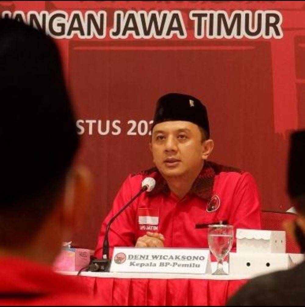 Ketua Badan Pemenangan Pemilu DPD PDIP Jatim Deni Wicaksono