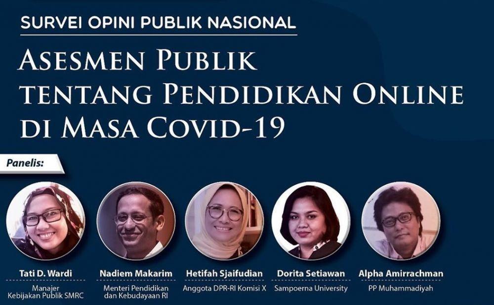 Survei SMRC:Pelaksanaan Kebijakan Belajar Online Masih Jauh dari Ideal
