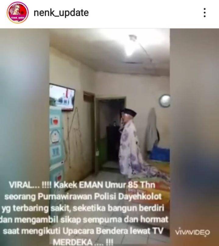 Kakek Eman /instagram @nenk_update