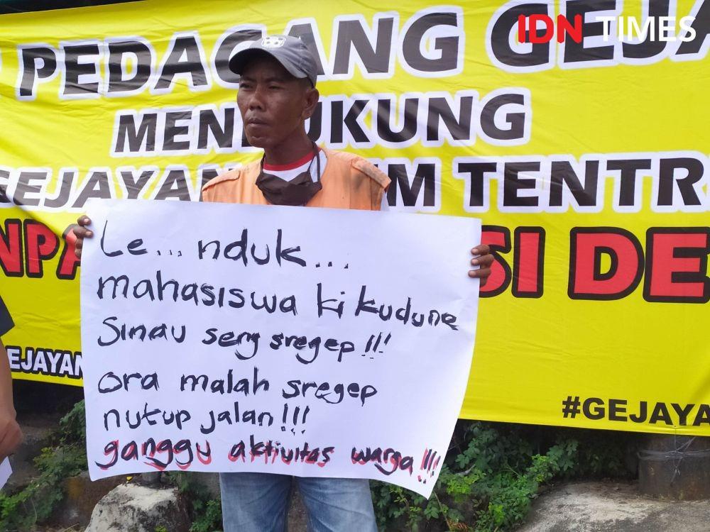 Penolakan Paguyuban Gejayan Ayem Tentrem. IDN Times/Siti Umaiyah