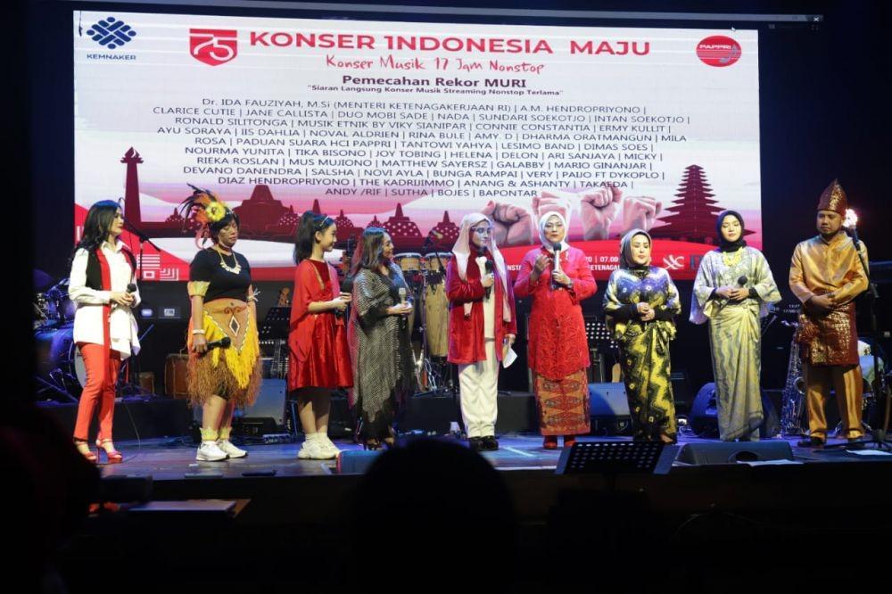 Targetkan Rekor MURI, Kemnaker Gelar Konser Virtual 17 Jam Nonstop