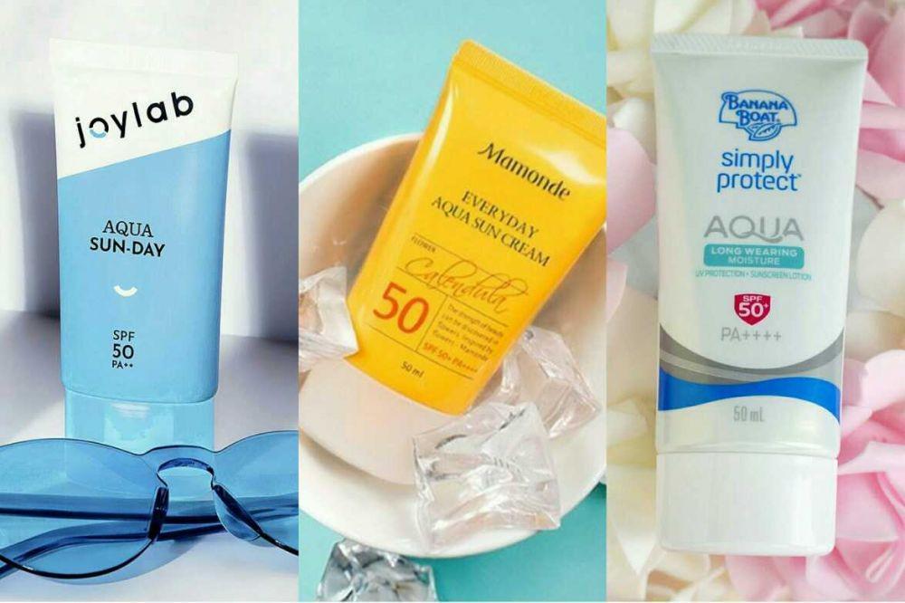 9 Water Based Sunscreen yang Ringan dan Nyaman di Wajah