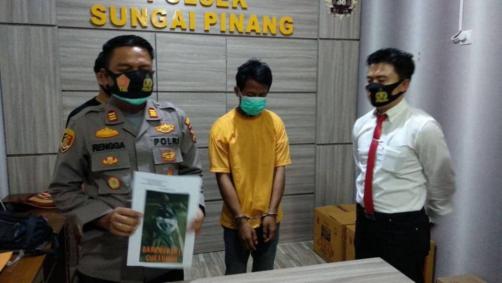 Pemuda di Samarinda Gagal Bawa Motor Curian karena Kehabisan Bensin