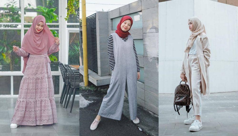 10 Inspirasi OOTD Hijab dari Para Seleb, Mudah Ditiru!