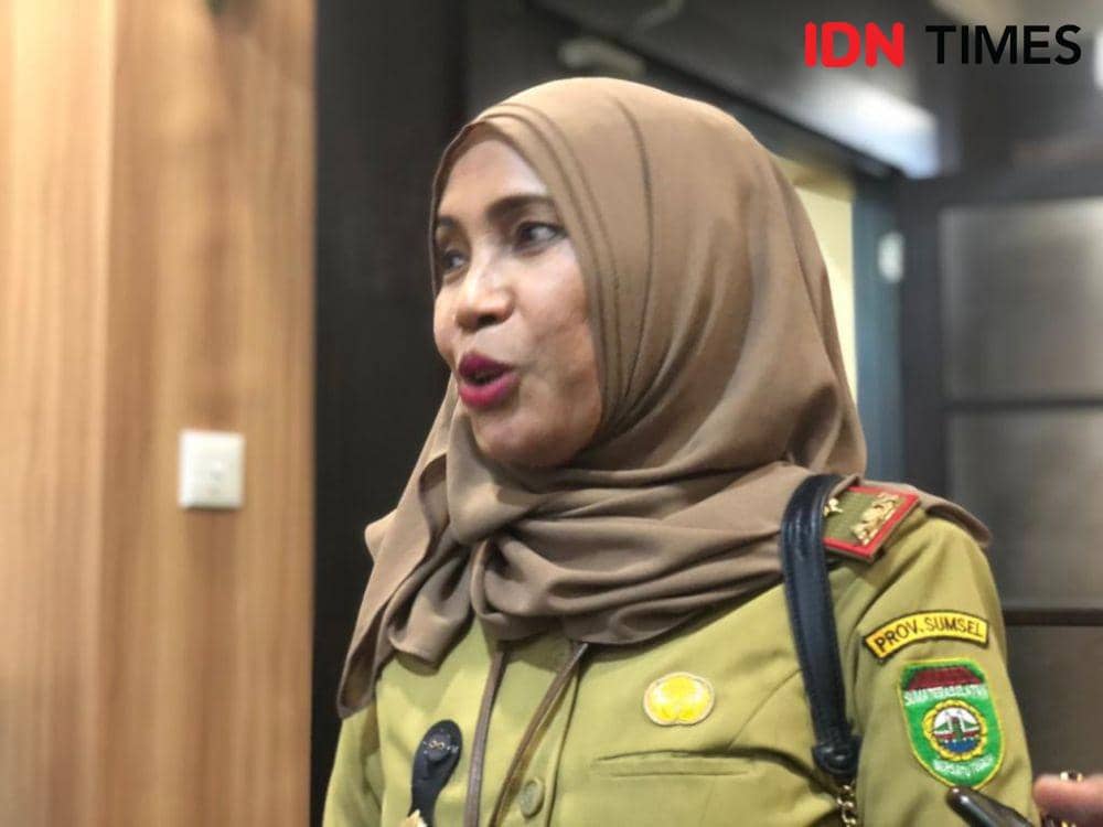 Kepala DPMPTSP Sumsel, Megaria (IDN Times/Rangga Erfizal)