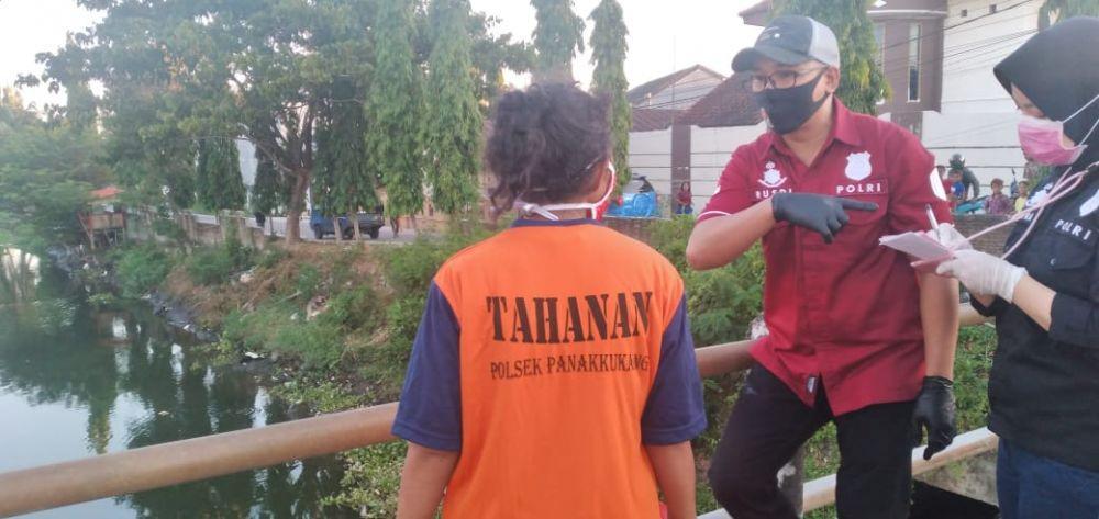 Tega! Ibu dan Anak di Makassar Berkomplot Buang Bayi ke Kanal