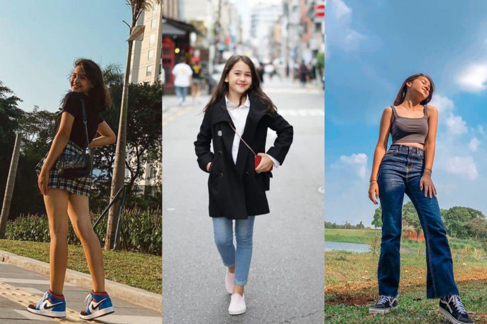 Cocok untuk Remaja, 10 Ide Padu Padan Outfit ala Sandrinna Michelle