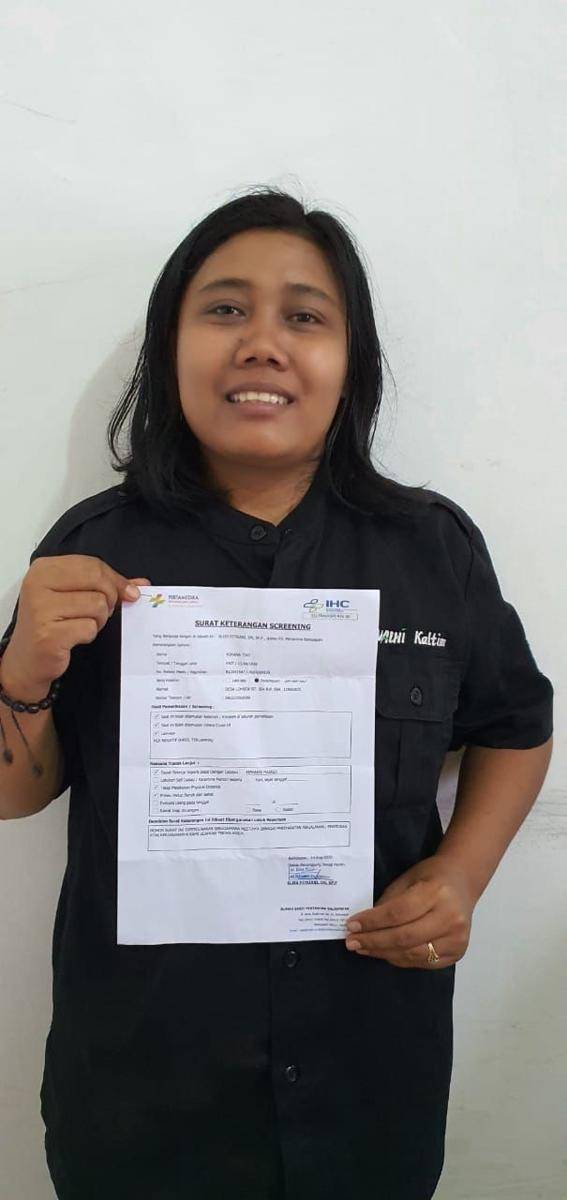 Yohana Tiko juga melihatkan hasil swab negatif. (IDN Times/Istimewa)