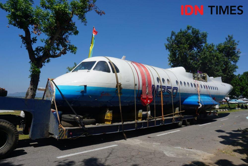 Tiba di Yogyakarta, Besok Pesawat N250 Gatotkaca Mulai Dirakit