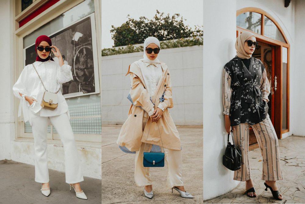 11 OOTD Street Style Hijab ala Ana Octarina, Makin Menawan!