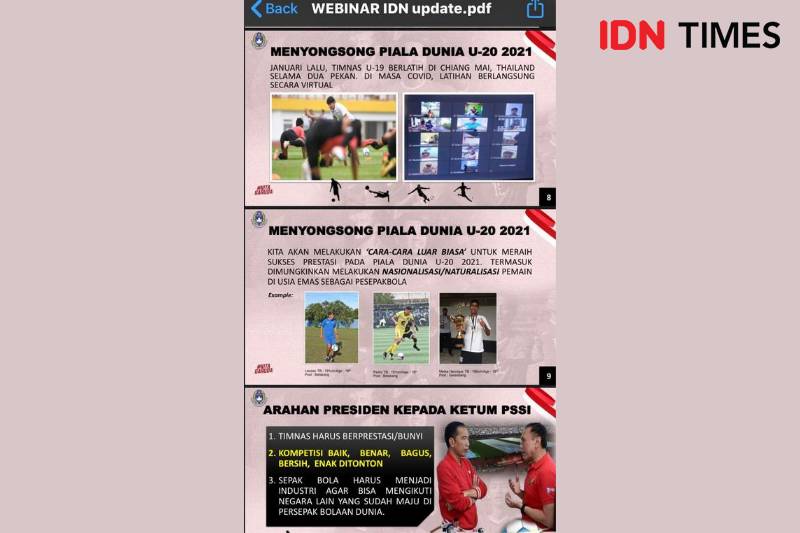 Slide webinar PSSI x IDN Times tentang naturalisasi pemain (IDN Times/Isidorus Rio)