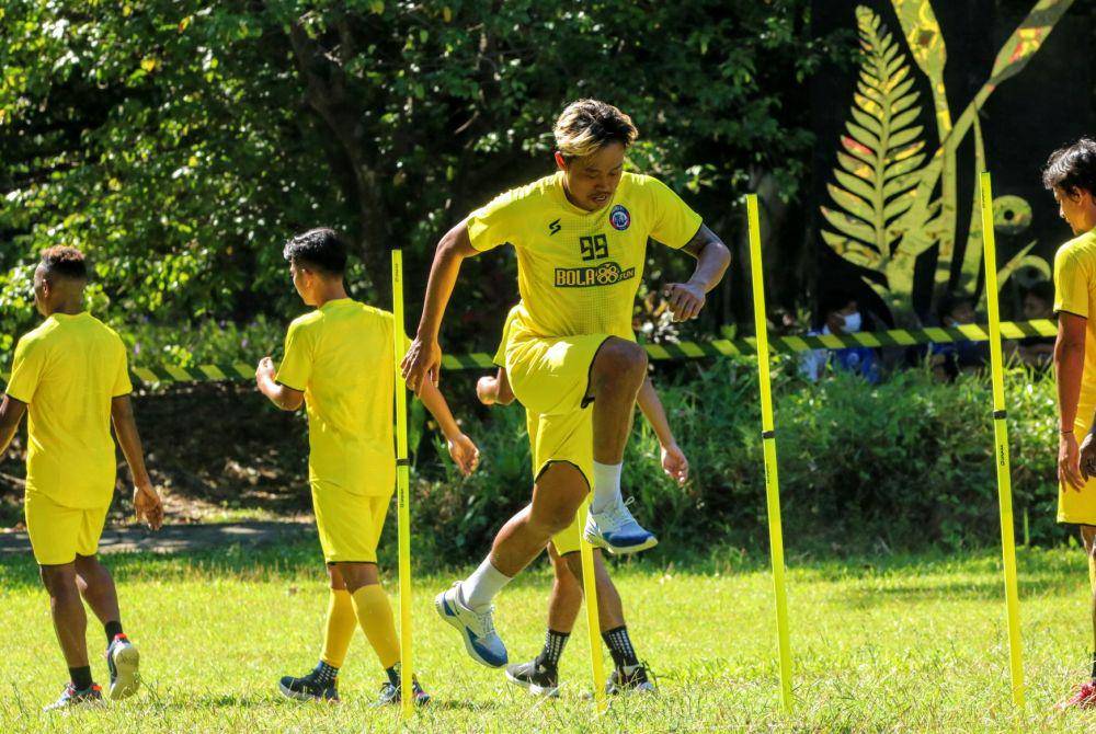Kushedya Hari Yudo sudah kembali berlatih bersama tim di Kebun Raya Purwodadi. IDN Times/ Alfi Ramadana