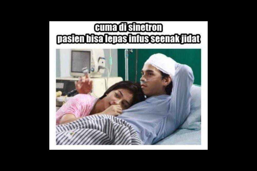 10 Meme Adegan Rumah Sakit di Sinetron yang Bikin Ngakak Abis