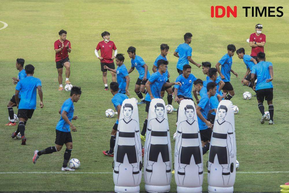 Latihan Timnas Indonesia U-19 di bawah asuhan Shin Tae-yong (IDN Times/Herka Yanis)