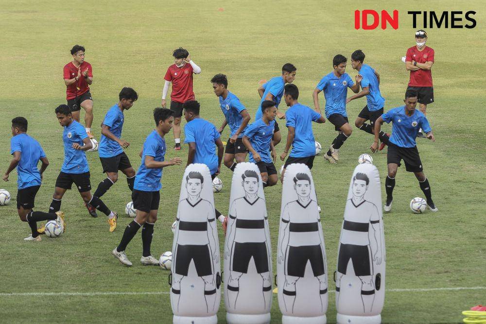 Latihan Timnas Indonesia U-19 di bawah asuhan Shin Tae-yong (IDN Times/Herka Yanis)