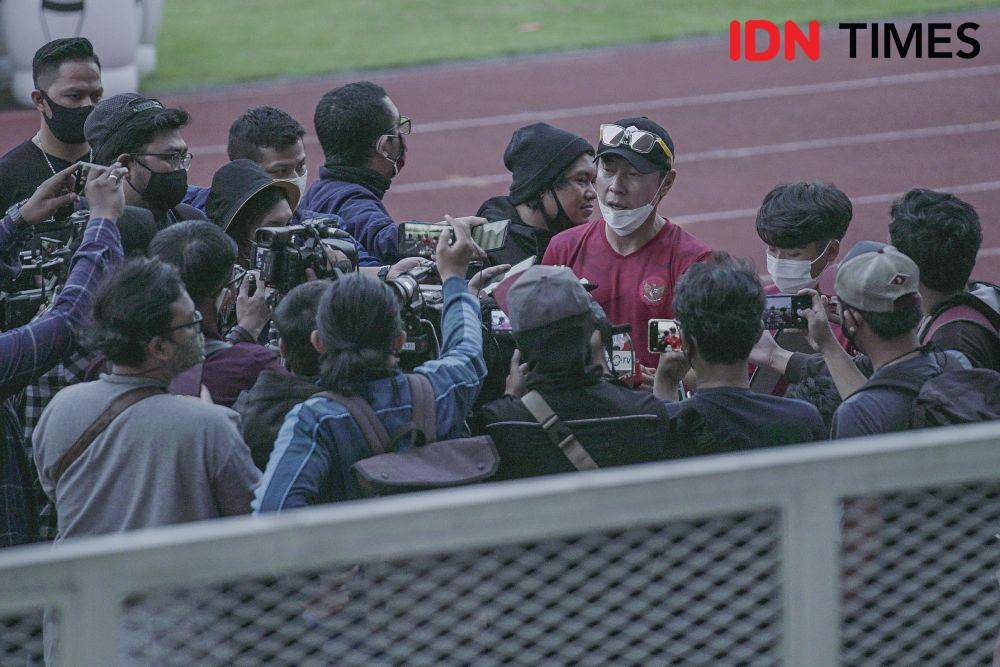 Latihan Timnas Indonesia U-19 di bawah asuhan Shin Tae-yong (IDN Times/Herka Yanis)