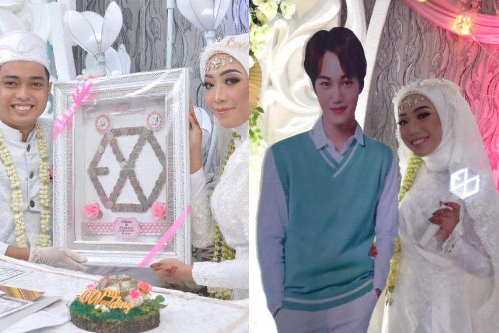 10 Potret Pernikahan Unik ala Fans EXO di Palangkaraya, Bikin Gemas!