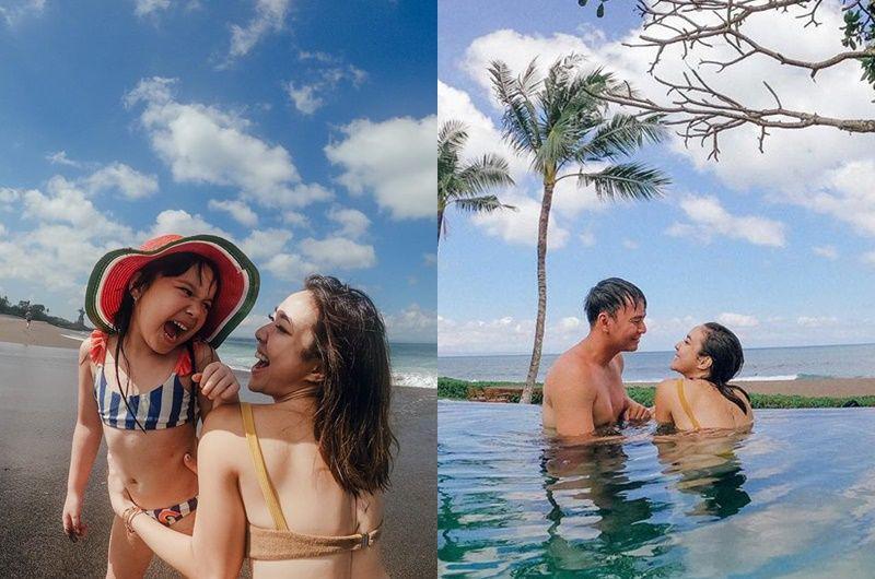 Bareng Anak dan Kekasih, 10 Momen Liburan Gisel ke Bali