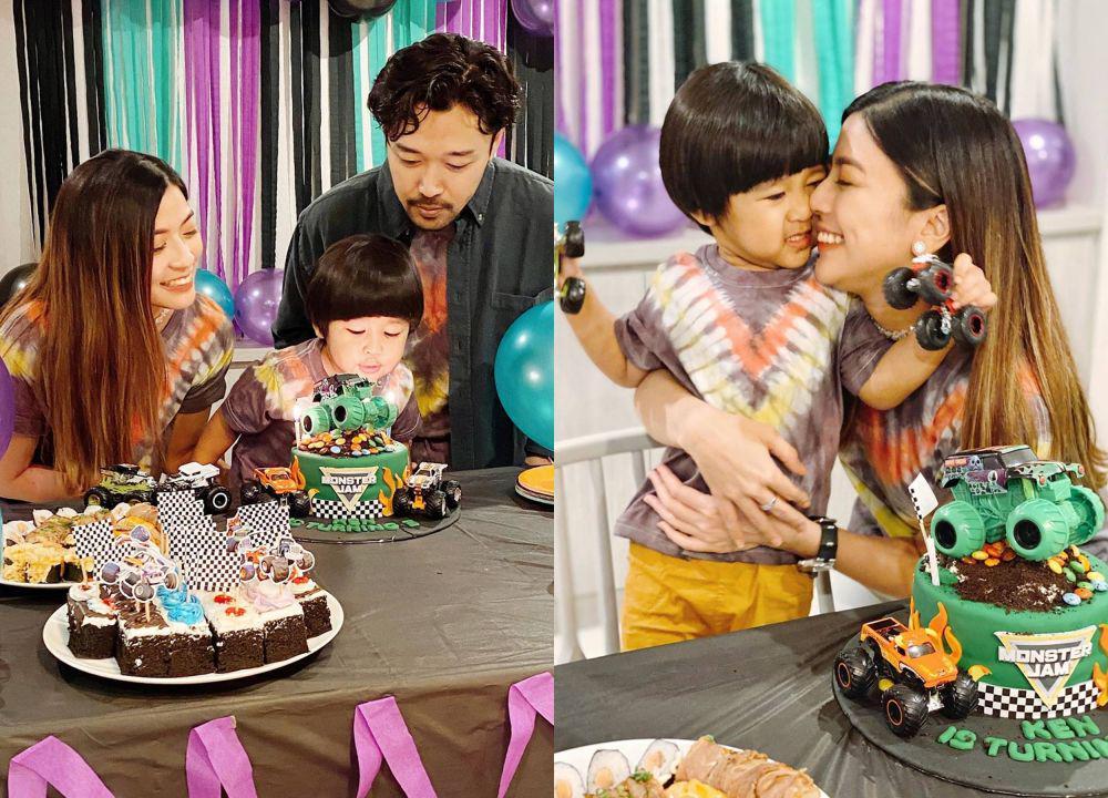 10 Momen Perayaan Ulang Tahun ke-3 Kenichi, Anak Ayu Hastari