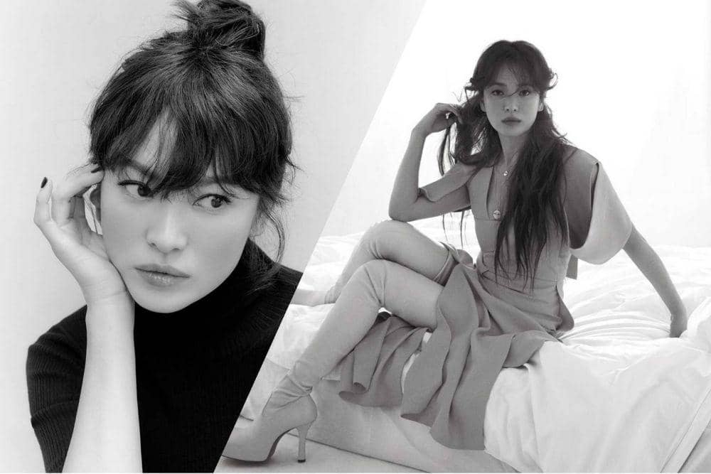 10 Pesona Song Hye Kyo dalam Konsep Hitam Putih, Elegan Bak Putri!