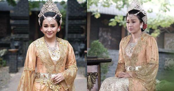 10 Penampilan Inne Azri dengan Kostum Kolosal, Klasik Memesona!