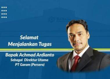 Dirut PT Garam Achmad Ardianto (Instgram/PT Garam)