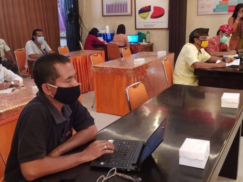 Rapat koordinasi pengamanan pendaftaran pasangan calon bupati dan wakil bupati Tabanan tahun 2020 (Dok.IDN Times/KPU Tabanan)