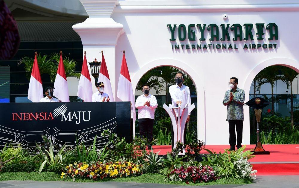 Jokowi Puji Bandara YIA Tahan Gempa 8.8 SR dan Gelombang Tsunami