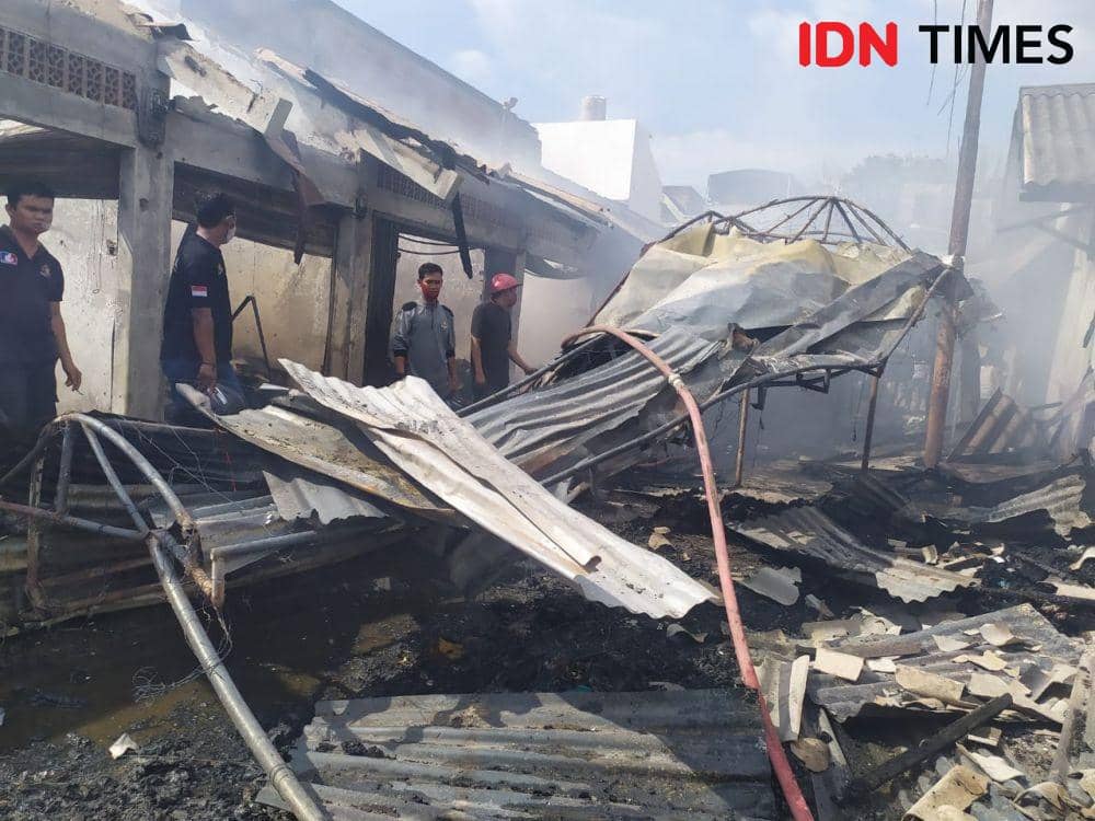Asal Muasal Api yang Membakar Pasar Cepogo Hingga Ludes