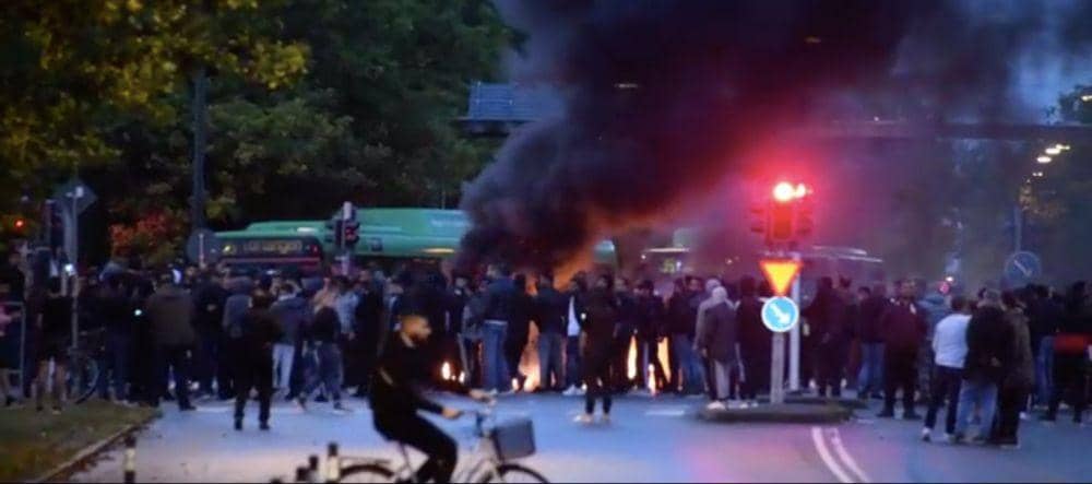 Kericuhan di Kota Malmo, Swedia bagian selatan (www.expressen.se)