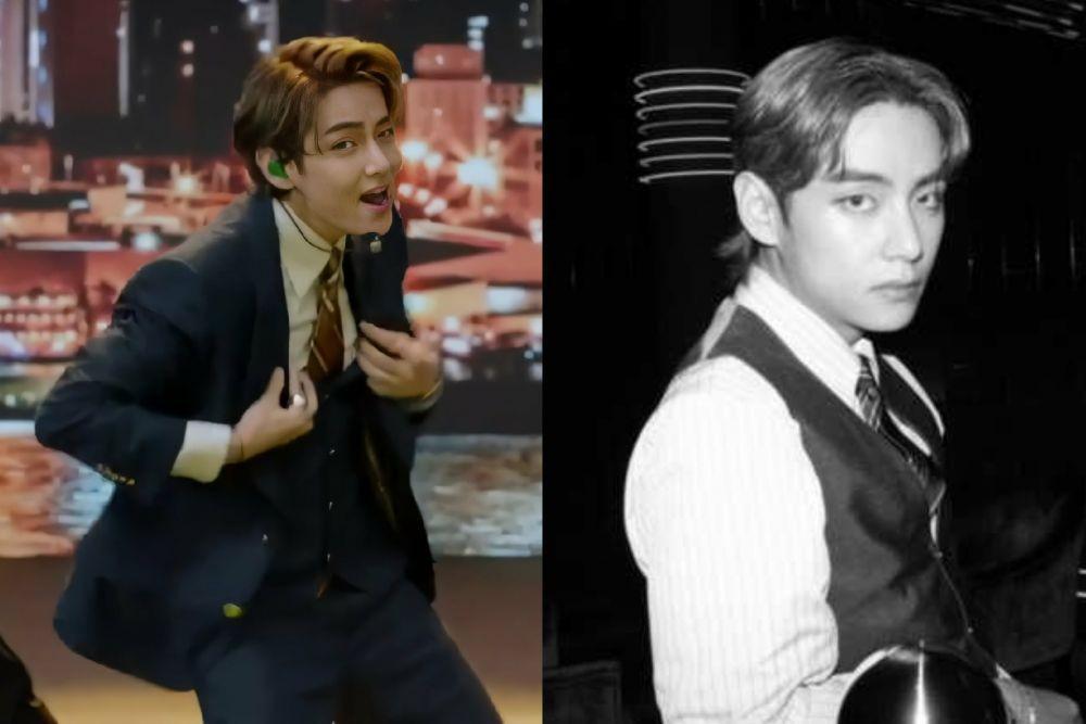 Bikin Meleleh, 10 Potret Imut hingga Manly V BTS dengan Dahi Terbuka
