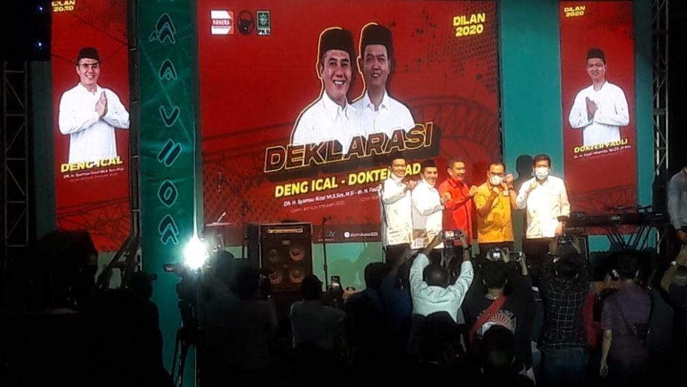 Deklarasi Pilkada, Ical-Fadli Usung Program Makassar Kota Sombere