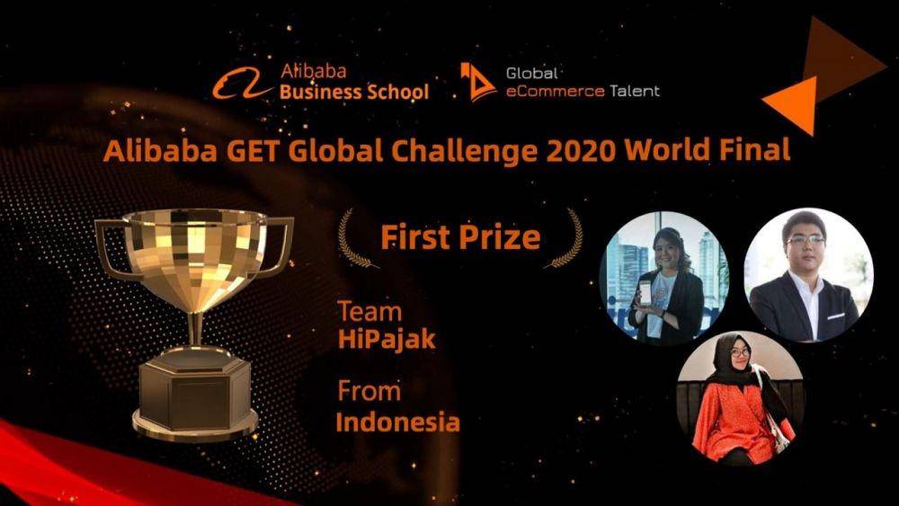 HiPajak Menang di Ajang Kompetisi Internasional Alibaba Global GET Challenge 2020 (Dok. HiPajak)